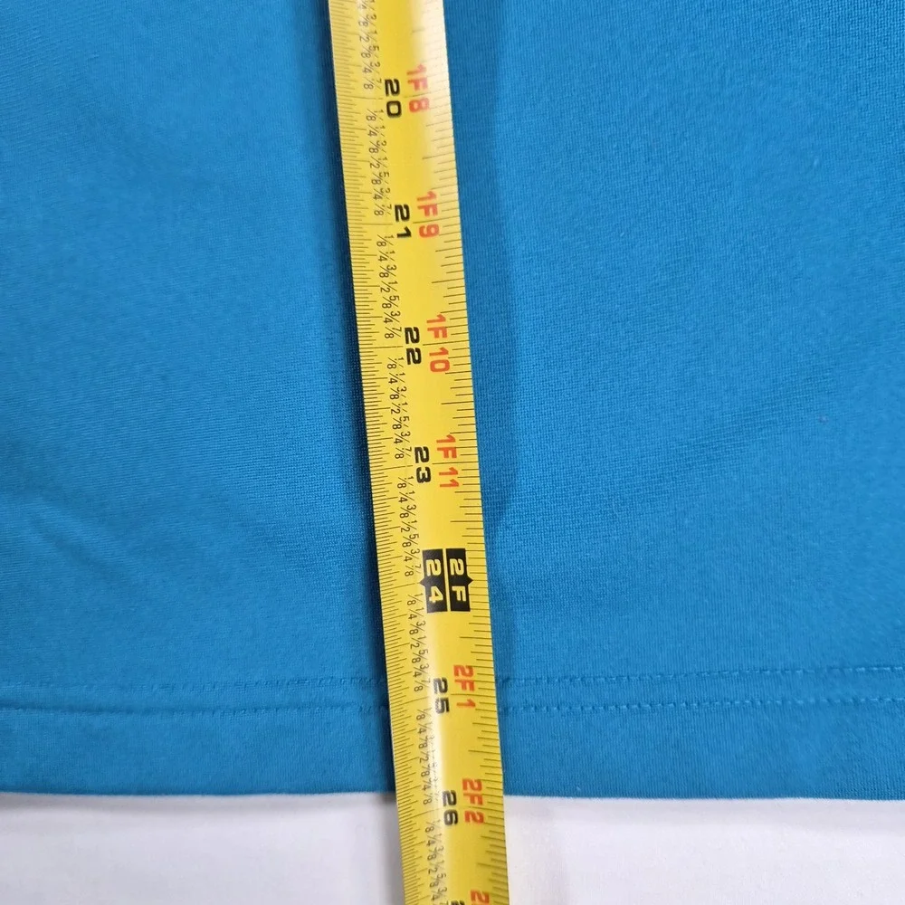 The North Face Men's Small Teal Turquoise Quarter Zip Fleece Pullover
